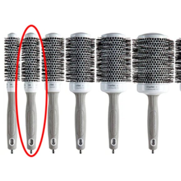 Olivia Garden Other - LAST ONE! NEW [Olivia Garden] Ceramic + Ion Thermal Brush 3/4" + Sectioning Pick